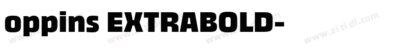 oppins EXTRABOLD字体转换 oppins EXTRABOLD字体转换